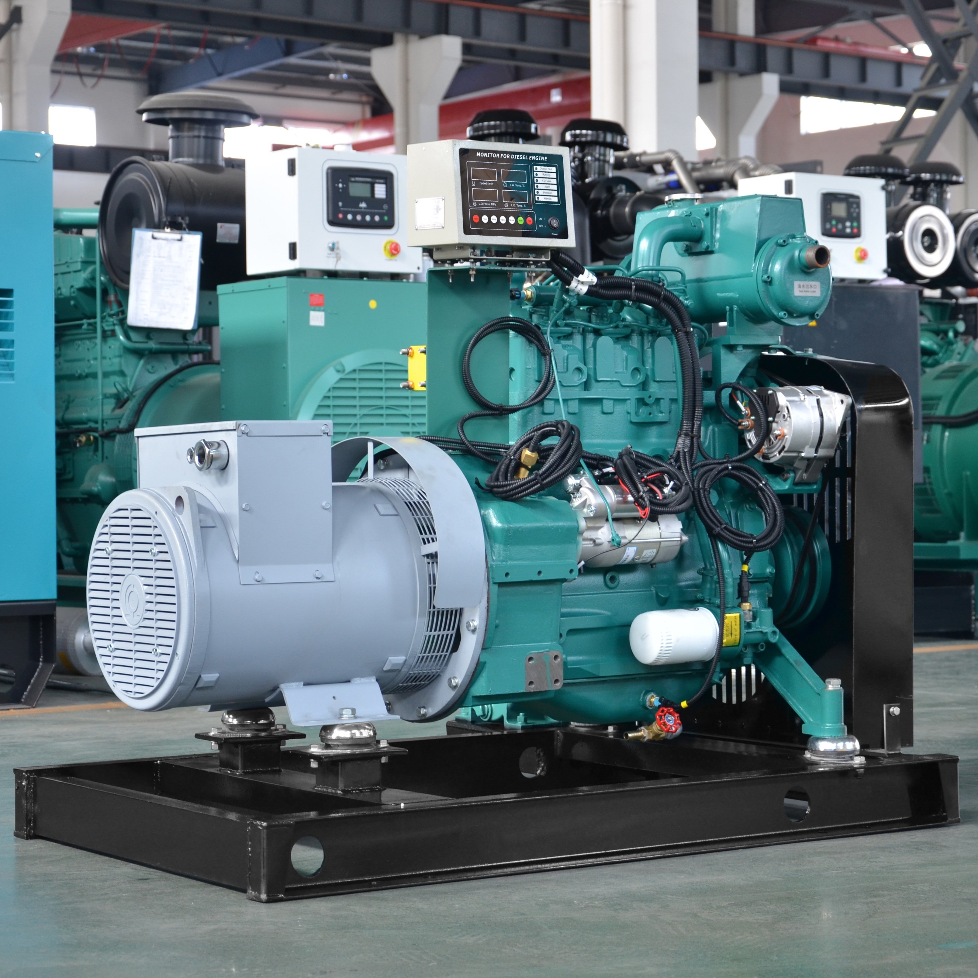 30kw 40kva 50kw 80kw 100kw 120kw 150kw Marine Engines With Weichai Diesel Generators For Boat Power